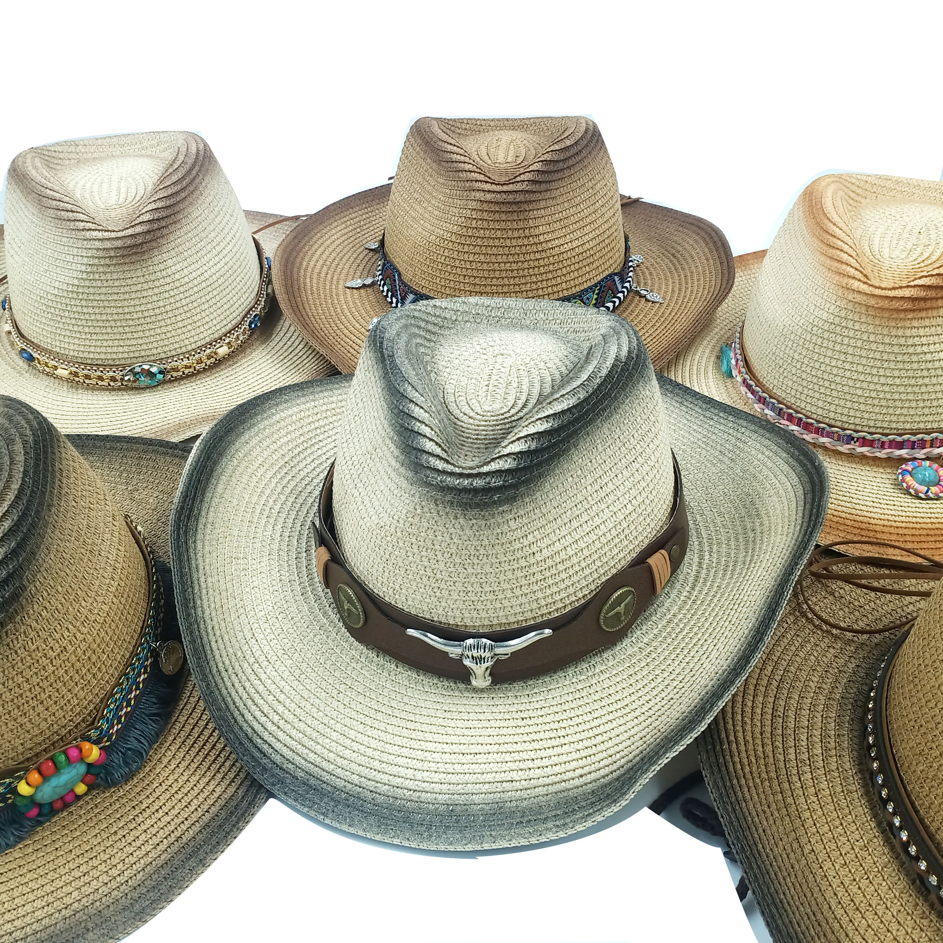 Western Cowboy Hat for Men Women Summer 