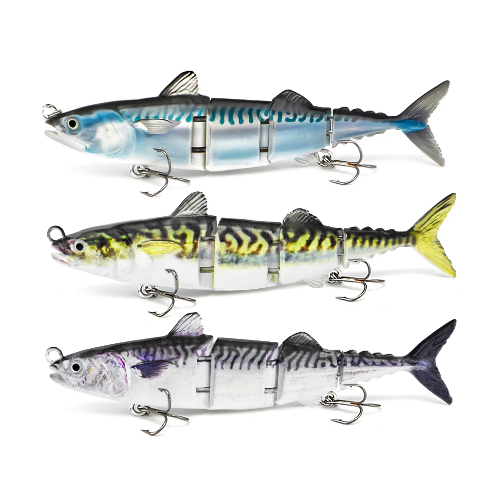 15cm31gSinkingWobblersHardJointedBassArtificialBait4Section