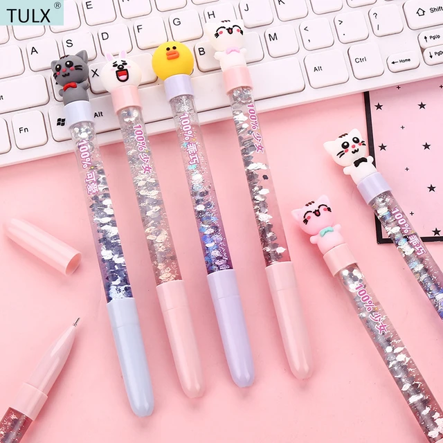 TULX 6PCS gel pens kawaii pen kawaii stationery cute gel pens cute