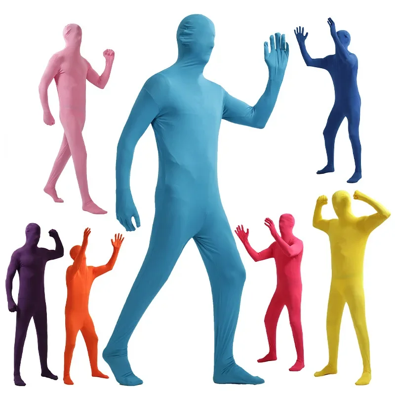 

Новый детский и взрослый костюм Zentai на все тело для мужчин и женщин, новинка, танцевальный комбинезон, костюмы для косплея, костюмы из второй кожи и спандекса