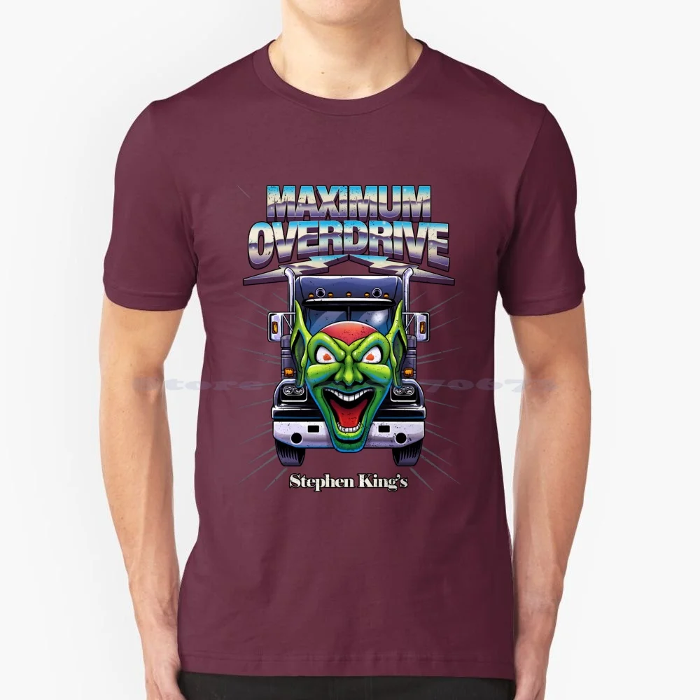 Overdrive Goblin Truck T Shirt 100% Cotone Tee Overdrive Movie Goblin Truck Load Of Fun Horror Truck Happy Toyz Stephen King