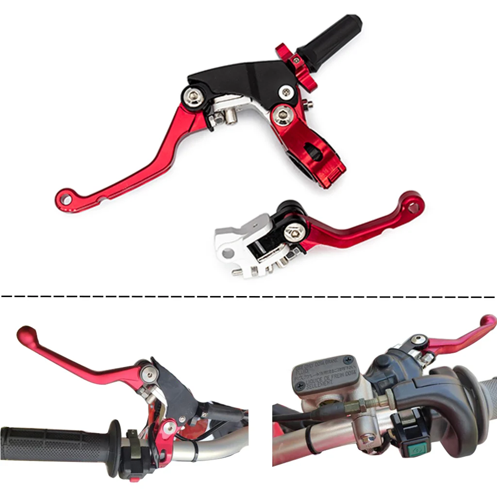 

CNC Motocross for CRF for KAYO BOSUER T4 T6 K6 MX6 Modified 360 Degree Folding Anti-drop labor-saving clutch Brake Handle