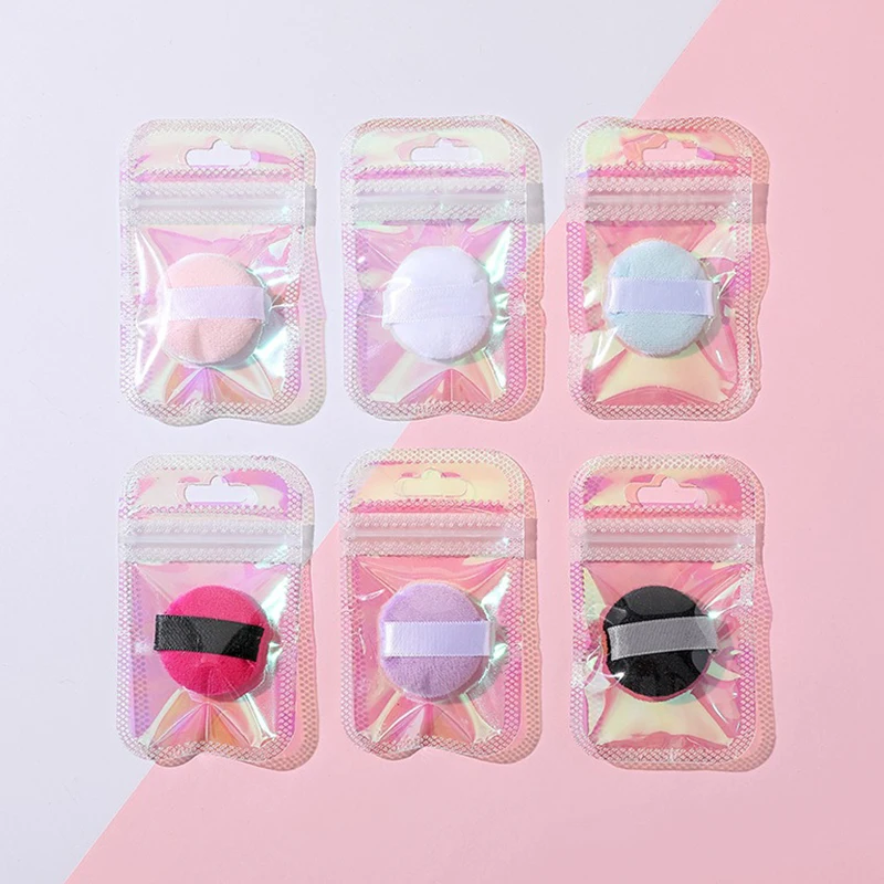 Velvet Mini Finger Puff Makeup Blending Sponge in Assorted Colors
