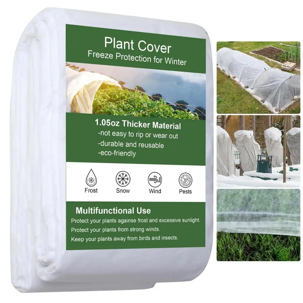 

Germination Tool for Plants Breathable Windproof Plant Freeze Protection Covers Promote Rapid Growth from Weather Insects Winter
