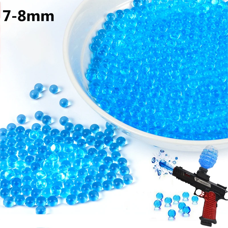 10000pcsWaterGelBlastersBallsOrbisHydrogelGunCrystalSoilWaterBeadsMudGrowingBall