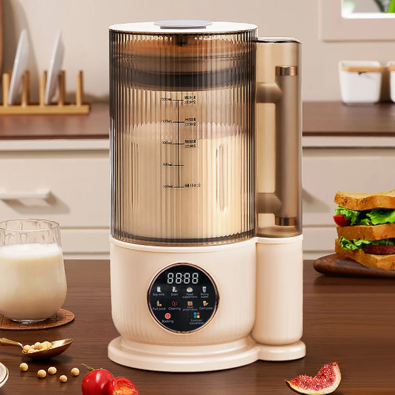 Description Picture 2 of item1500ml Soy Milk Machine Electric Juicer Blender Soybean Milk Maker Wall Breaking Machine 10-leaf Blade Breakfast Machine