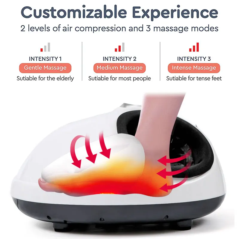 

Foot Massage Shiatsu Infrared Electric Heating Foot Massager Equipment Vibrating Electric Machine Deep Kneading Foot Massager