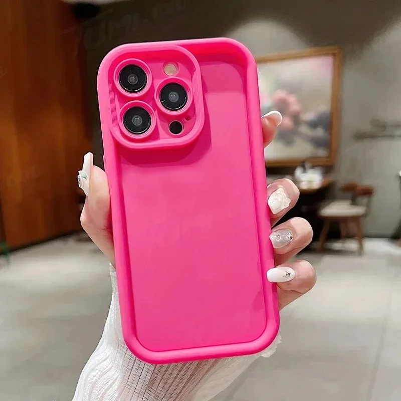 Candy Matte Phone Case for Xiaomi Redmi Note 13 12 11 Pro Plus 4G 5G 12S 11S 10S 10 9 9S 8 12C 13C Liquid Silicone Back Cover