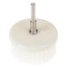 60mm White Soft Drill Powered Brush Head For Cleaning Car Carpet Bath Cleaning Of Fabric Sofa Carpet Leather Interior 2