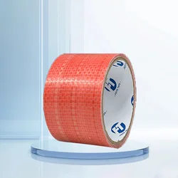 High - Strength Waterproof Truck Tarp Repair Tape - Durable Self - Adhesive Polyethylene - 2m (Red)