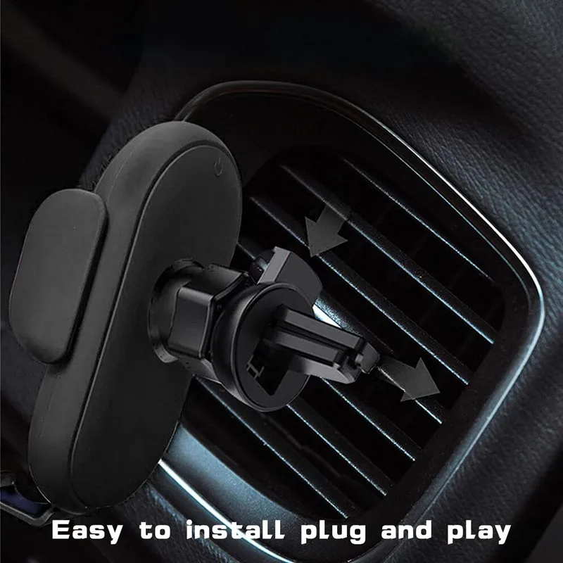 30W Drahtlose Ladegerät Auto Halterung für Air Vent Halterung Auto Handy  Halter Rotierenden Intelligente Infrarot Schnelle Drahtlose Lade Ladegerät  - AliExpress