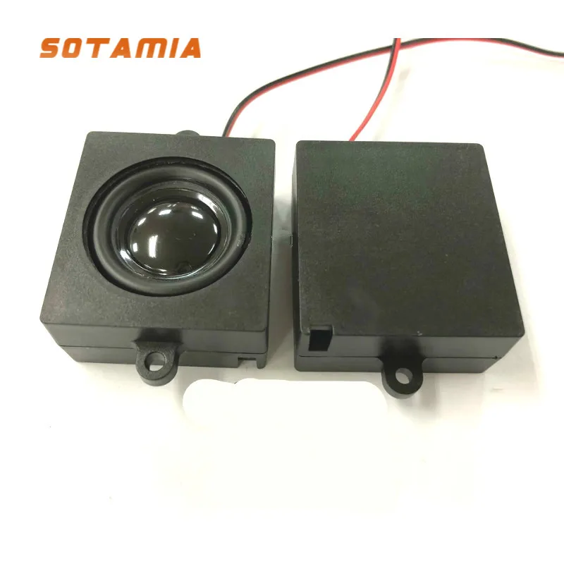 Sotamia 2Pcs 4550 Passivo Audio Mini Altoparlante Driver 4 8 Ohm 5W A Cristalli Liquidi Di Pubblicità Tv Altoparlante Del Computer Di Casa Teatro Alto