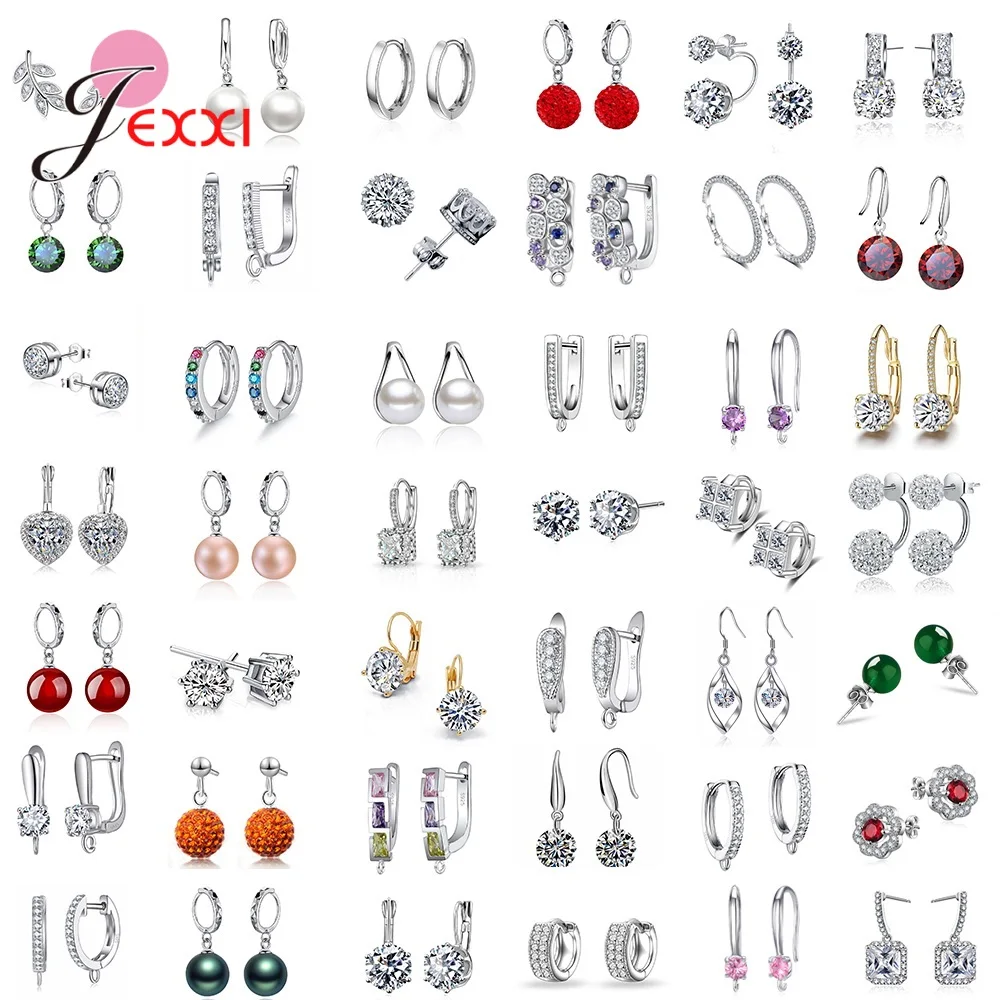 925 Sterling Silver Jewelry Set Multiple Style Jewelry Accessory in One Set Female Nice Gift