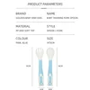 2pcs/set Baby Infant Baby Spoon Solid Feeding Supplies Pacifier Bending Spoon Utensils Flatware Children Tableware High Quality 4