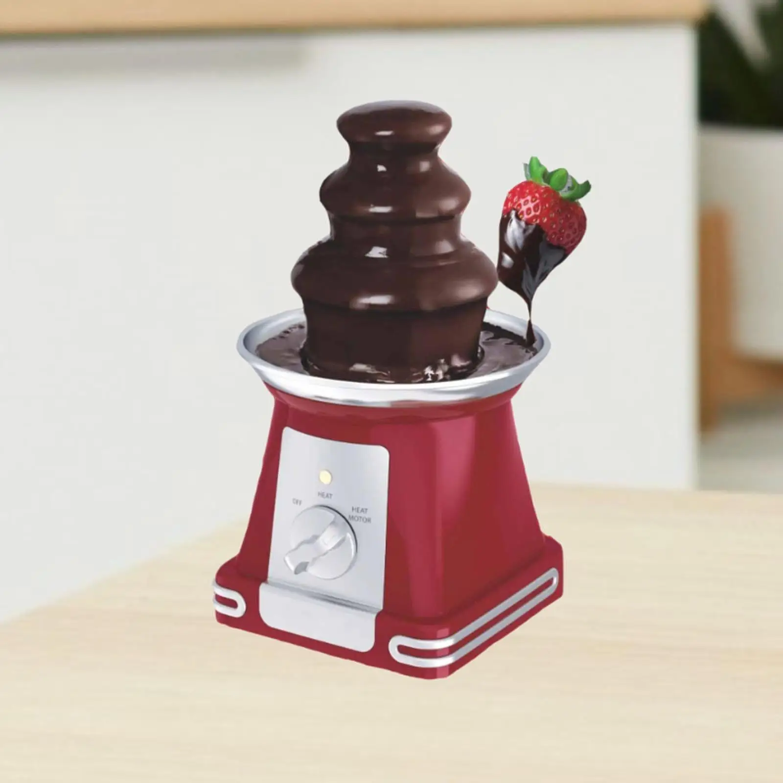 3 Tier Electric Chocolate Fondue,Melts Cheese Candy 9 inch Tall Fountain Machine for Parties,Birthdays,Parties and Events