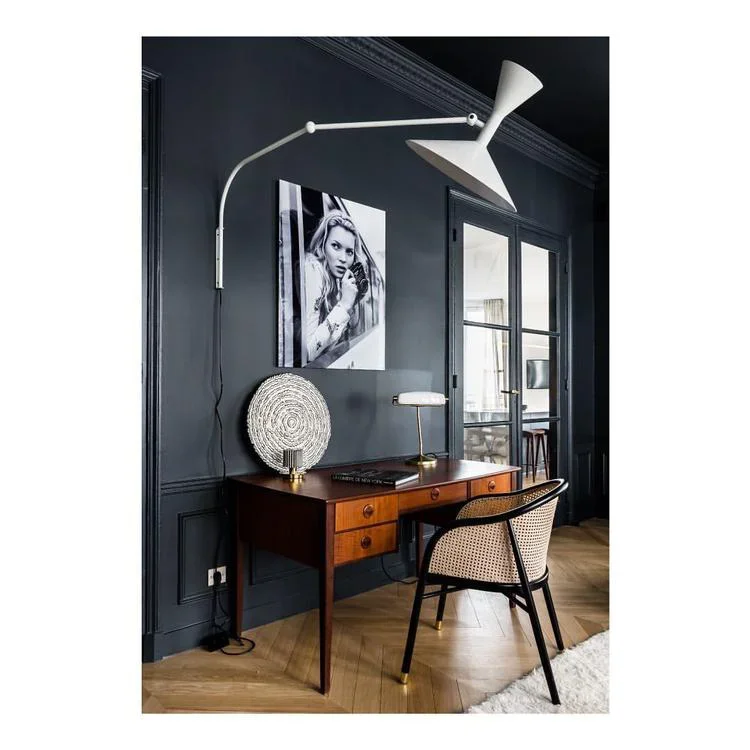 Description Picture 6 of itemIndoor Bedroom Living Room Home Decor Swing Arm Wall Lamp Plug in With Switch Sconces Bedside Industrial Mounted Lighting