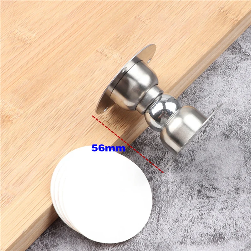 Stainless Steel Retaining Frame Noise-free Perforation-free Strong Magnetic Frame Household Door Suction Wall Suction Door Stop