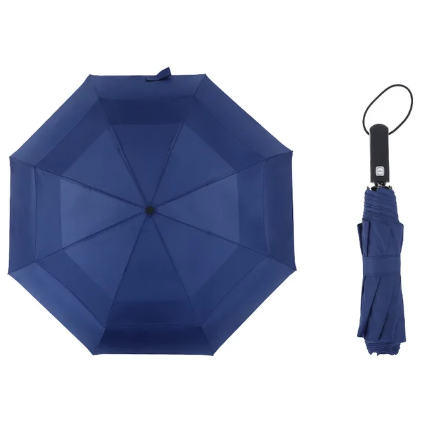 Automatikus Háromszoros Szélálló Golf Esernyő 8 Csontos Férfiak És Nők Nagy Összecsukható Üzleti Autó