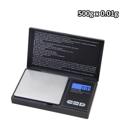 High Precision Portable Mini Digital Scale - Stainless Steel Jewelry and Gold Weighing Tool (500g 0.01g)