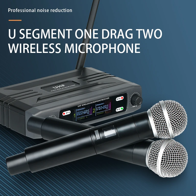 EBOSS-Microphone sans fil Echo 2 professionnel, déterminer les effets de  retard UHF, canaux touristiques, émetteur, système de micro dynamique,  FB-UW02 - AliExpress