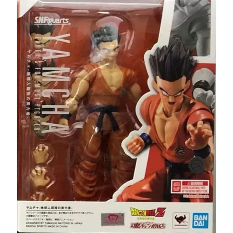 

Original Bandai S.H.Figuarts SHF Dragon Ball Yamcha Earth's Foremost Warrior PVC In Stock Anime Action Figures Model Toys