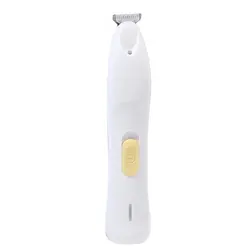 Pet Electric Clippers with LED Lights - USB Rechargeable Shaver for Professional Grooming (White with LED light)