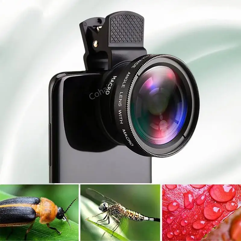 Capture Every Detail with the 0.45x Super Wide Angle and 12.5x Macro Mobile Phone Lens - The Must-Have Accessory for Photograph