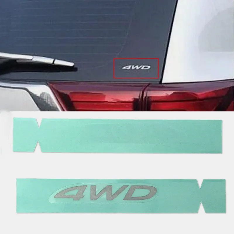Car Stickers Apply to ASX outlander Tailgate glass 4WD Rear windshield 4WD sticker