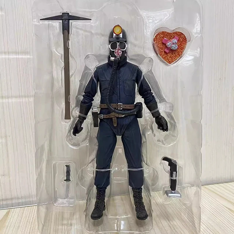

Genuine Neca Figure My Bloody Valentine Coal Miners Action Figure Model Toys Joint Movable Doll New Year Gift For Boyfriend