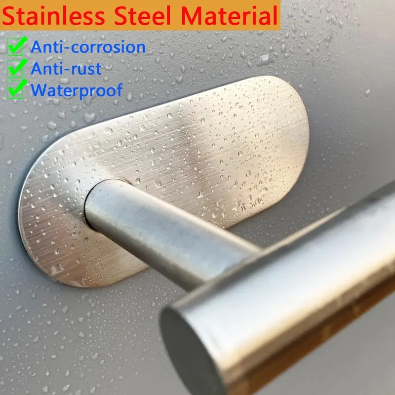 Kitchen Paper Towel Holder Adhesive Tissue Hanger Toilet