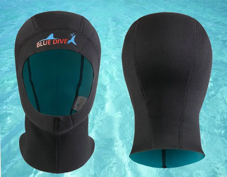 Ultrathin 1mm Neoprene Scuba Dive Cap Hood Equipment Snorkeling Hat Underwater Keeping Winter Swim Warm Wetsuit Protect Hair 3