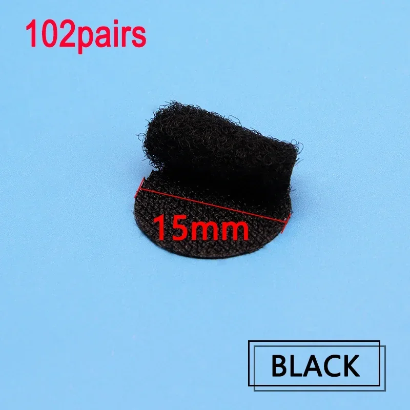15mm black 102pairs