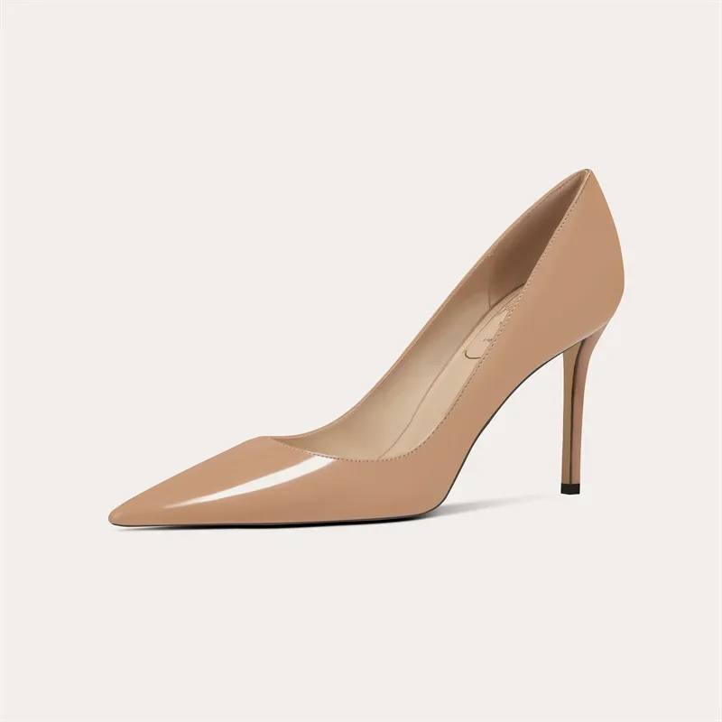 

2023 Sexy Women Pumps High Heels Pointed Toe Shiny Wedding Shoes 2023 Spring/Autumn Super High Shoes