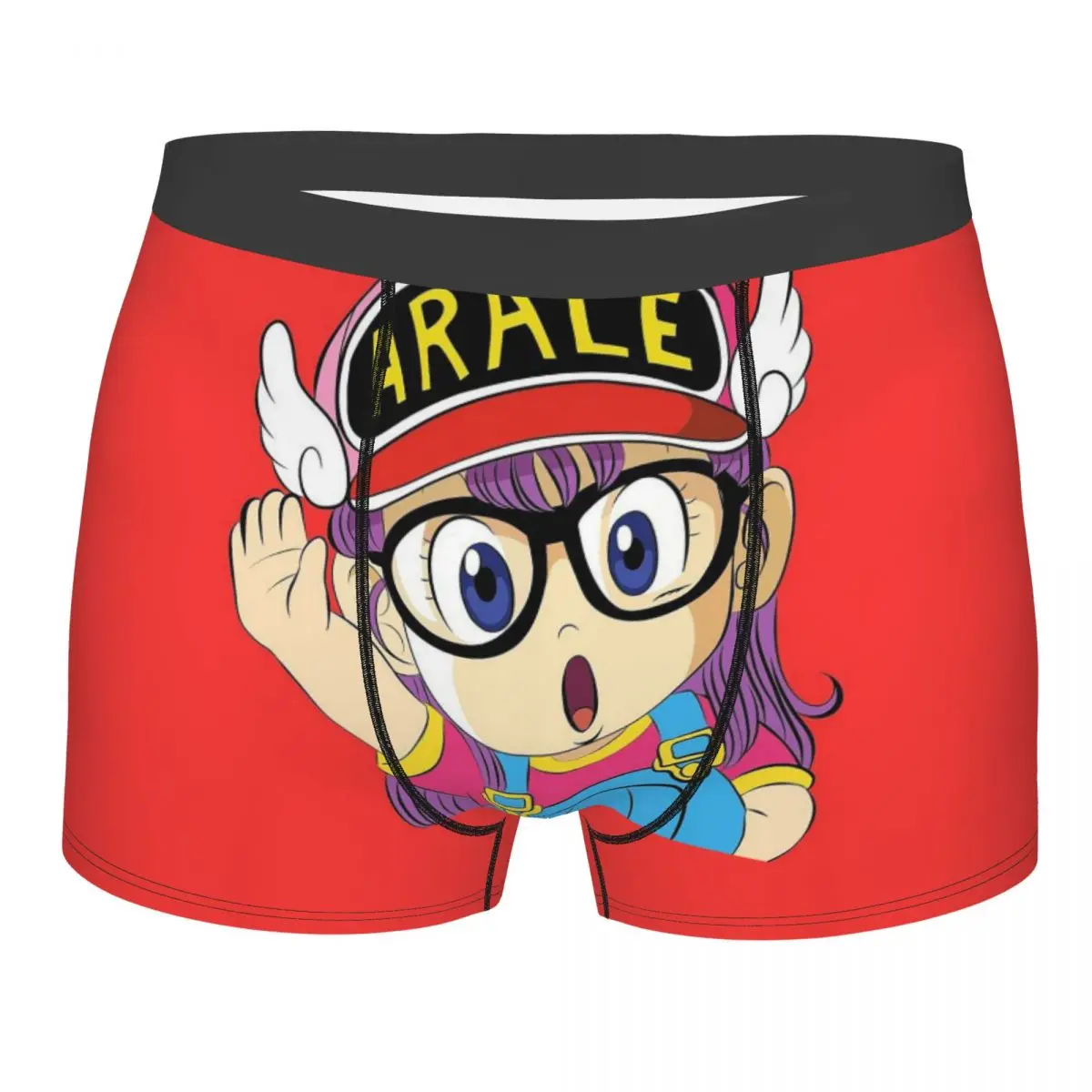 

Dr Slump Arale Underpants Breathbale Panties Male Underwear Print Shorts Boxer Briefs