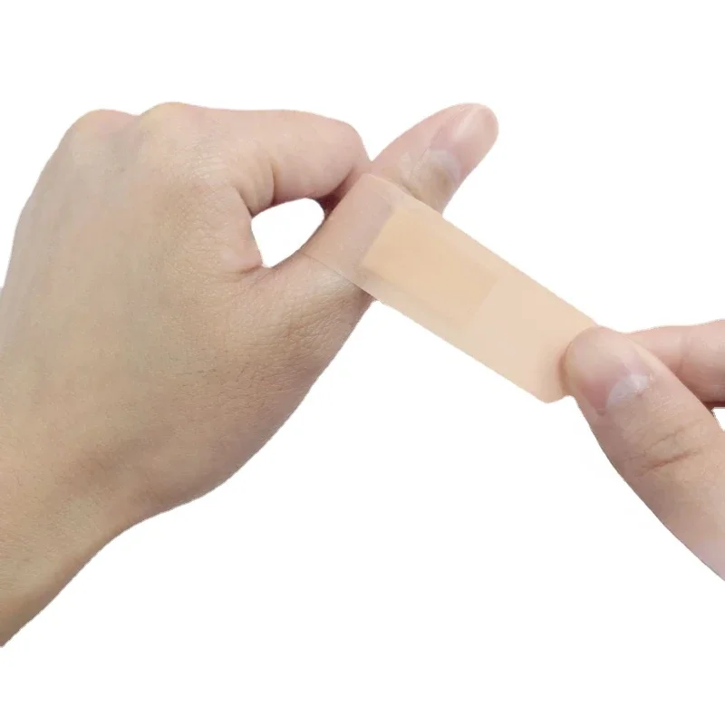 100pcs/set Skin Patch Band Aid Waterproof Plasters Wound Dressing Tape First Aid Strips Adhesive Bandages Plaster Woundplast 3