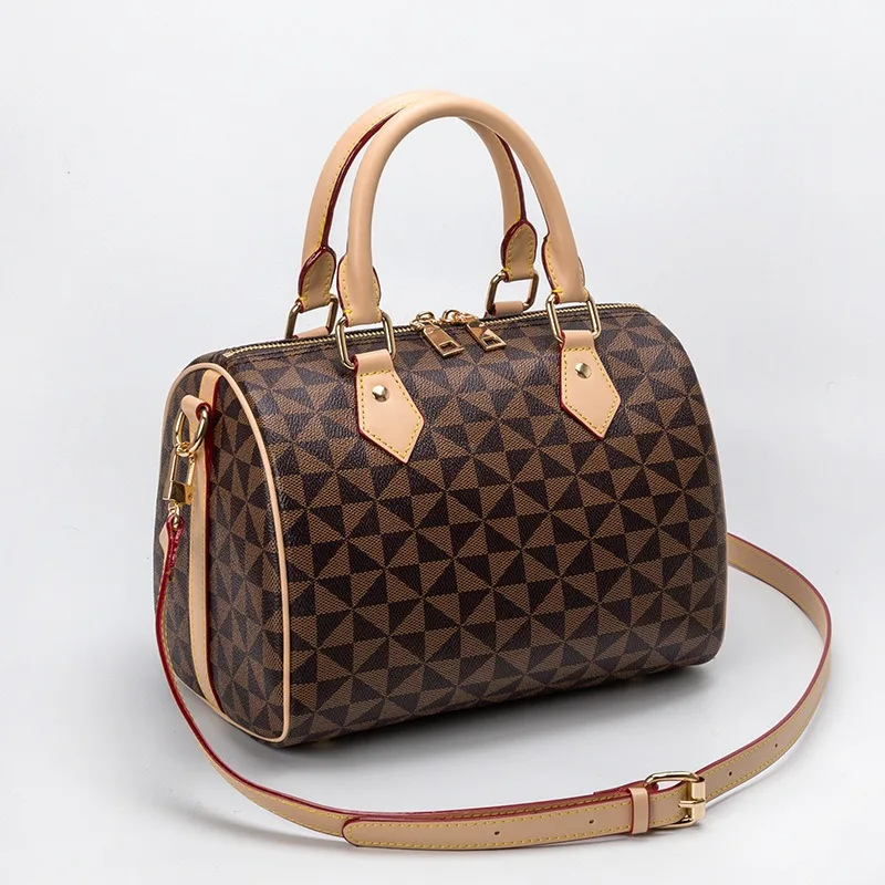 Women's Handbags Large Capacity Boston Pillow Crossbody Bag Shoulder Bag Luxury Fashion Female Purse Wallet Reading Flower Totes