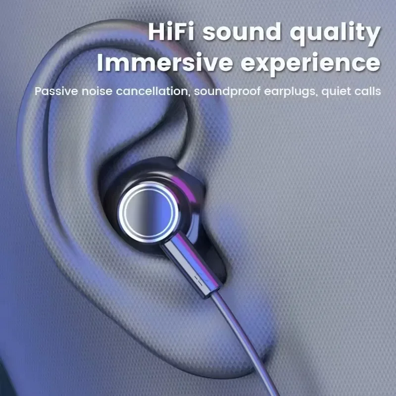 2025 Wireless Earphones 5.3 Neckband Headphones Gaming LED Display Stereo Sports Headset Halter Waterproof Magnetic Earbuds 6