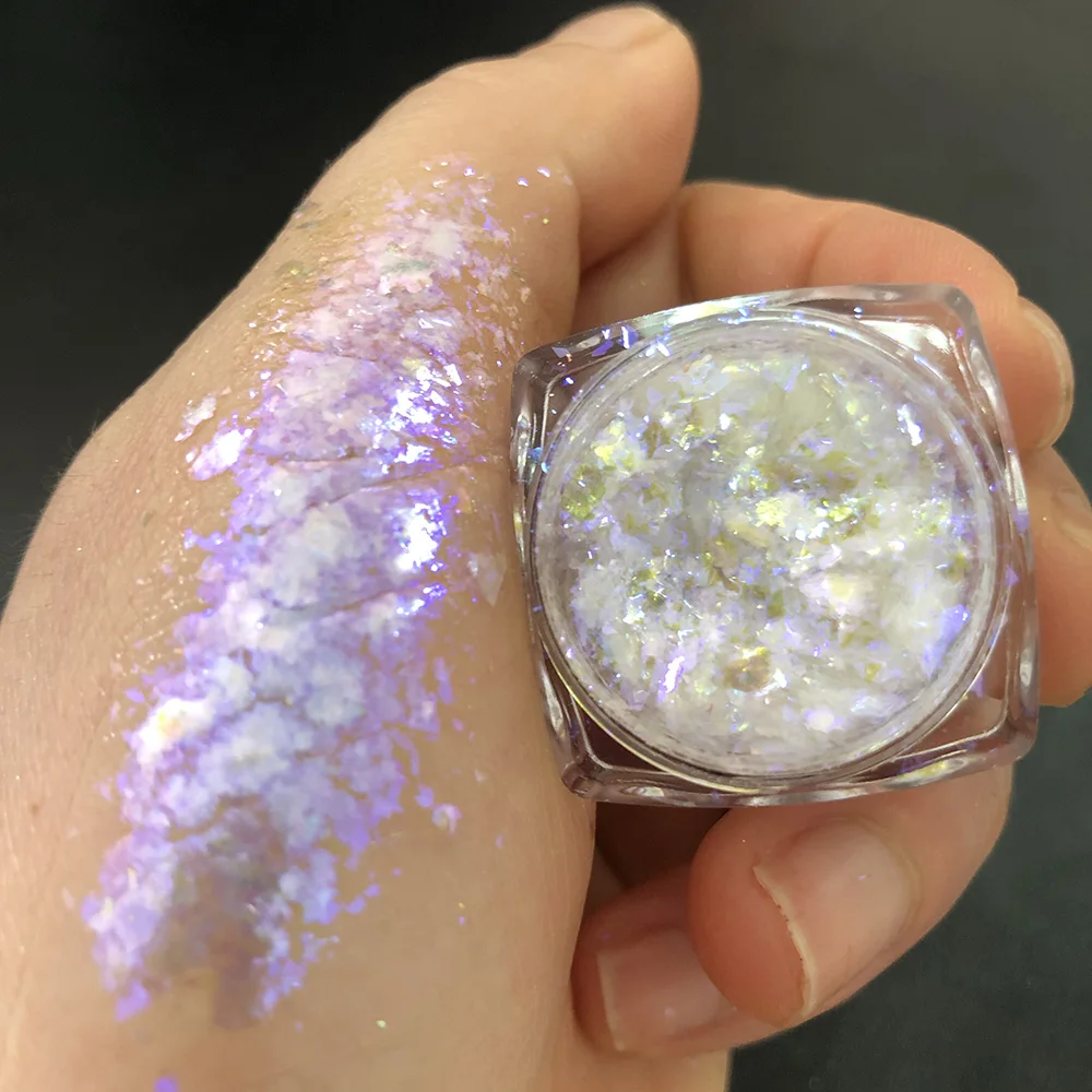 Shiny Mermaid Opal Powder Nail Glitter Aurora Chameleon Yuki Rainbox Nail Sequins Powder Unicorn Mirror Aurora Opal 1 Box nail powder,nail glitter,nail pigment,nail decoration,nail decorations,nail flakes,nail powder set