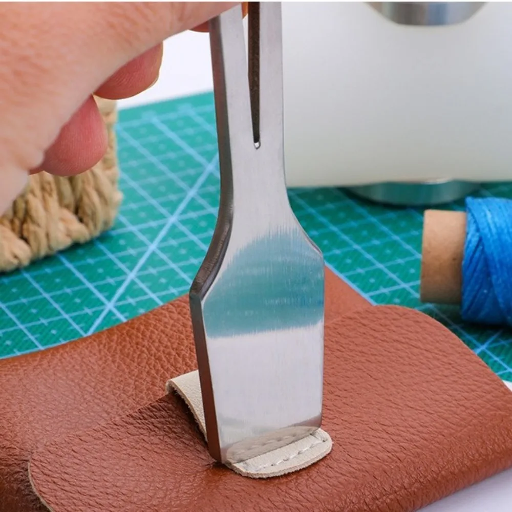Stainless Steel Leather Edging Flatten Tool Edging Smoothing Rust Resistant Knock Line Tool Comfortable Pressed Flat