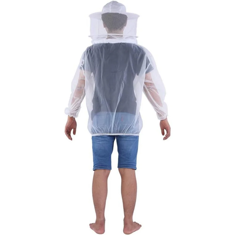 Professional Beekeeper Jacket Transparent Ultra-thin Lightweight Breathable Beekeeping Protective Suit Equipment