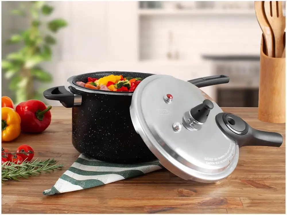 Panela de Pressão Brinox 4,2L Preta 2