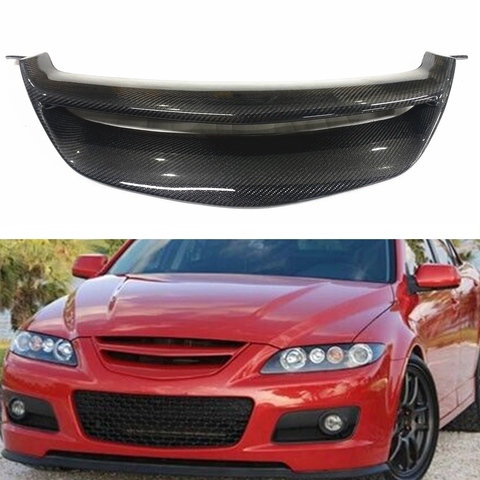 

Car Front Grille Grill Upper Replacement Bumper Hood Auto Part For Mazda 6 Atenza MPS Sedan 2006 2007