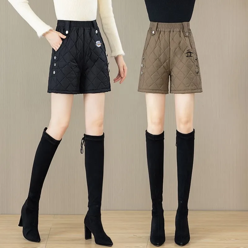 Korean Padded Shorts Anew Women Golf Wear Autumn Winter Luxury Brand Golf Shorts Fashion Casual Women Clothes말본