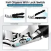 Nail Clippers for Seniors Long Handle Pro Toenail Clippers Senior Nail Clipper for Thick Nails Nail Cutter Trimmer Manicure Tool 4