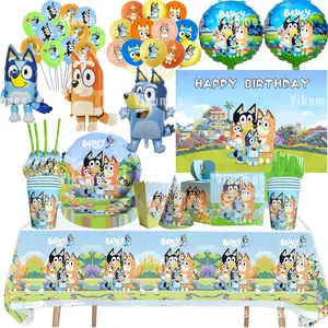 Pegatinas selladas de Bluey Bingo Family, pegatinas circulares de Anime de  dibujos animados, álbum de fotos decorativo Diy, etiquetas de diario, 500