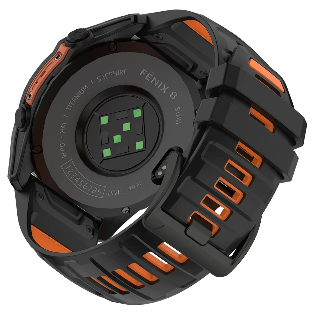Durable Silicone Sports Watch Band - QuickFit Design