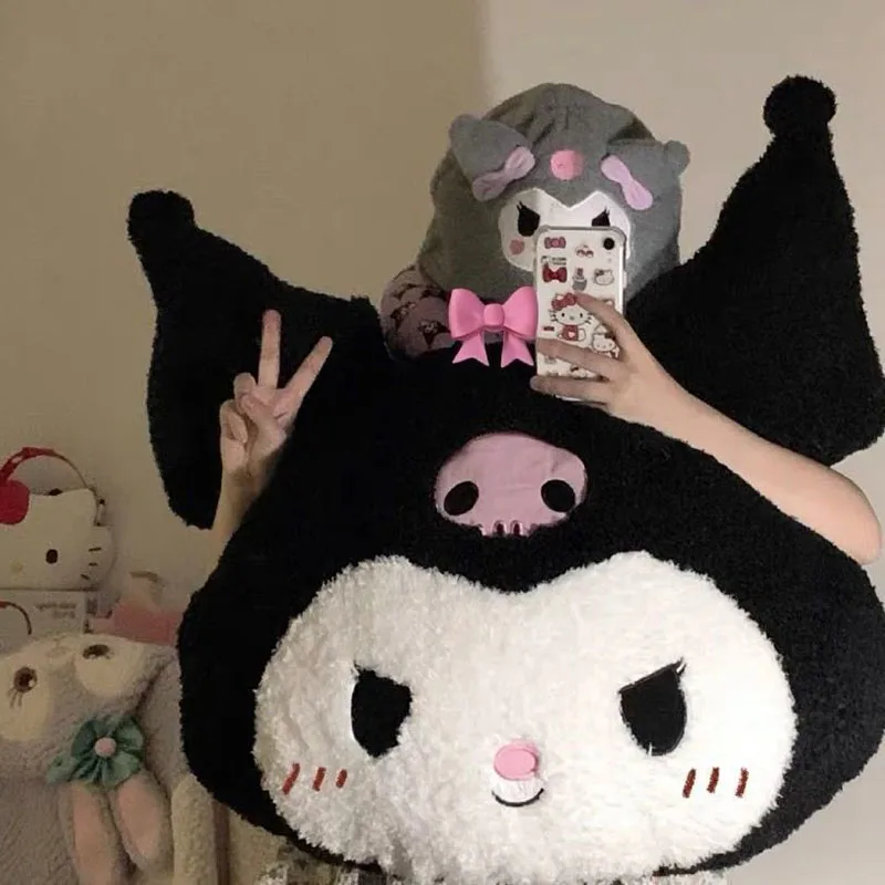 

Подушка плюшевая Kawaii Sanrios, 40*45 см, kuromi My Melody Kirby, Мультяшные аниме куклы, мягкие плюшевые игрушки, подарок на день рождения для детей
