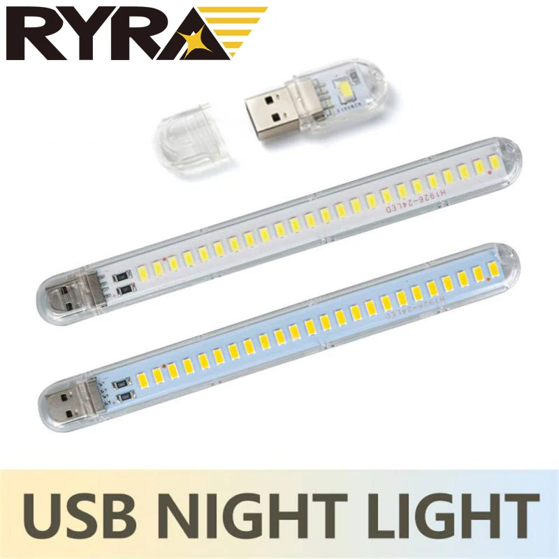USB Lights Portable Mini Book Light USB LED Light 5V Ultra Bright Reading  Book Lights For Power Bank PC Laptop Notebook