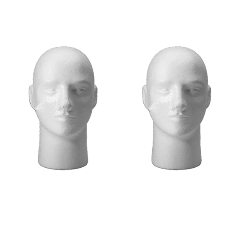 

10X Male Female Foam Styrofoam Mannequin Manikin Head Stand Model Wig Hat Display CNIM Hot