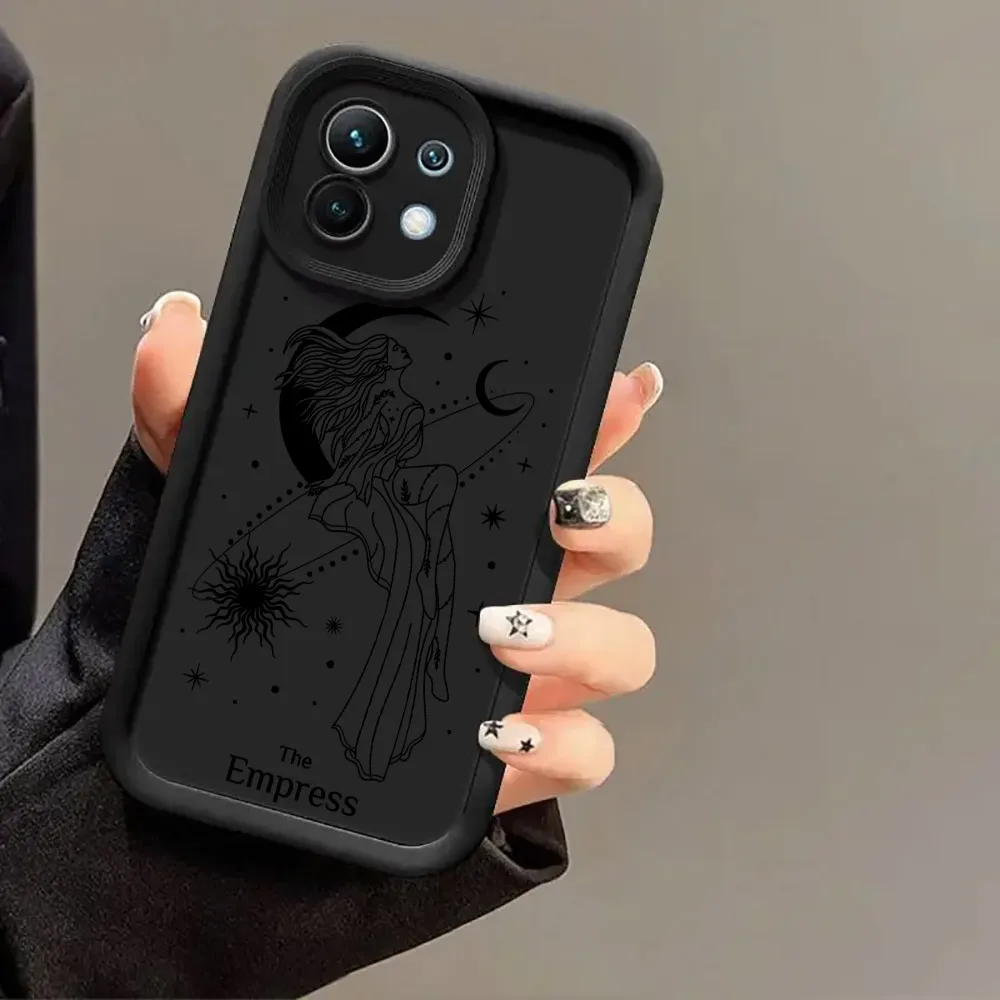 Mystical Tarot Card Phone Case Design: The Empress, High Priestess, and Magician